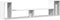 vidaXL - Tv-meubelen - 2 - st - 100x30x50 - cm - bewerkt - hout - wit
