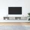 vidaXL - Tv-meubelen - 2 - st - 100x31x25,5 - cm - bewerkt - hout - betongrijs