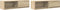 vidaXL - Tv-meubelen - 2 - st - 100x31x25,5cm - bewerkt - hout - sonoma - eikenkleurig