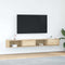 vidaXL - Tv-meubelen - 2 - st - 100x31x25,5cm - bewerkt - hout - sonoma - eikenkleurig