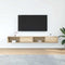 vidaXL - Tv-meubelen - 2 - st - 100x31x25,5cm - bewerkt - hout - sonoma - eikenkleurig