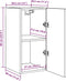 vidaXL - Tv-meubelen - 2 - st - 30,5x30x60 - cm - bewerkt - hout - oud - houtkleurig