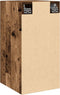 vidaXL - Tv-meubelen - 2 - st - 30,5x30x60 - cm - bewerkt - hout - oud - houtkleurig