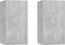 vidaXL - Tv-meubelen - 2 - st - 30,5x30x60 - cm - bewerkt - hout - betongrijs