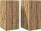 vidaXL - Tv-meubelen - 2 - st - 30,5x30x60 - cm - bewerkt - hout - artisanaal - eiken