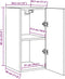 vidaXL - Tv-meubelen - 2 - st - 30,5x30x60 - cm - bewerkt - hout - artisanaal - eiken