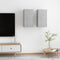 vidaXL - Tv-meubelen - 2 - st - 30,5x30x60 - cm - bewerkt - hout - betongrijs