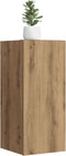 vidaXL - Tv-meubelen - 2 - st - 30,5x30x60 - cm - bewerkt - hout - artisanaal - eiken