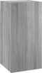 vidaXL - Tv-meubelen - 2 - st - 30,5x30x60 - cm - bewerkt - hout - grijs - sonoma - eiken