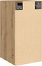 vidaXL - Tv-meubelen - 2 - st - 30,5x30x60 - cm - bewerkt - hout - artisanaal - eiken
