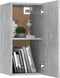 vidaXL - Tv-meubelen - 2 - st - 30,5x30x60 - cm - bewerkt - hout - betongrijs