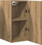 vidaXL - Tv-meubelen - 2 - st - 30,5x30x60 - cm - bewerkt - hout - artisanaal - eiken
