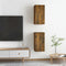 vidaXL - Tv-meubelen - 2 - st - 30,5x30x60 - cm - bewerkt - hout - gerookt - eikenkleur