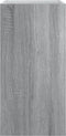 vidaXL - Tv-meubelen - 2 - st - 30,5x30x60 - cm - bewerkt - hout - grijs - sonoma - eiken