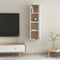 vidaXL - Tv-meubelen - 2 - st - 30,5x30x60 - cm - bewerkt - hout - wit