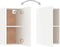 vidaXL - Tv-meubelen - 2 - st - 30,5x30x60 - cm - bewerkt - hout - wit