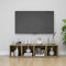 vidaXL - Tv-meubelen - 2 - st - 37x35x37 - cm - bewerkt - hout - sonoma - eikenkleurig