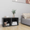 vidaXL - Tv-meubelen - 2 - st - 37x35x37 - cm - bewerkt - hout - hoogglans - grijs