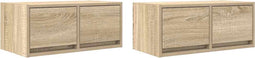 vidaXL - Tv-meubelen - 2 - st - 60x31x25,5 - cm - bewerkt - hout - sonoma - eikenkleurig