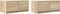 vidaXL - Tv-meubelen - 2 - st - 60x31x25,5 - cm - bewerkt - hout - sonoma - eikenkleurig