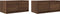 vidaXL - Tv-meubelen - 2 - st - 60x31x25,5 - cm - bewerkt - hout - bruin - eikenkleurig