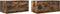 vidaXL - Tv-meubelen - 2 - st - 60x31x25,5 - cm - bewerkt - hout - gerookt - eikenkleur