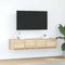 vidaXL - Tv-meubelen - 2 - st - 60x31x25,5 - cm - bewerkt - hout - sonoma - eikenkleurig