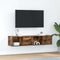 vidaXL - Tv-meubelen - 2 - st - 60x31x25,5 - cm - bewerkt - hout - gerookt - eikenkleur