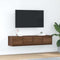 vidaXL - Tv-meubelen - 2 - st - 60x31x25,5 - cm - bewerkt - hout - bruin - eikenkleurig