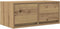 vidaXL - Tv-meubelen - 2 - st - 60x31x25,5 - cm - bewerkt - hout - artisanaal - eiken