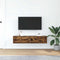 vidaXL - Tv-meubelen - 2 - st - 60x31x25,5 - cm - bewerkt - hout - gerookt - eikenkleur