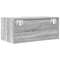 vidaXL - Tv-meubelen - 2 - st - 60x31x25,5 - cm - bewerkt - hout - grijs - sonoma - eiken