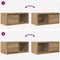 vidaXL - Tv-meubelen - 2 - st - 60x31x25,5 - cm - bewerkt - hout - artisanaal - eiken