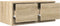 vidaXL - Tv-meubelen - 2 - st - 60x31x25,5 - cm - bewerkt - hout - sonoma - eikenkleurig
