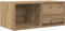 vidaXL - Tv-meubelen - 2 - st - 60x31x25,5 - cm - bewerkt - hout - artisanaal - eiken