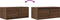 vidaXL - Tv-meubelen - 2 - st - 60x31x25,5 - cm - bewerkt - hout - bruin - eikenkleurig