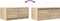 vidaXL - Tv-meubelen - 2 - st - 60x31x25,5 - cm - bewerkt - hout - sonoma - eikenkleurig