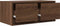 vidaXL - Tv-meubelen - 2 - st - 60x31x25,5 - cm - bewerkt - hout - bruin - eikenkleurig