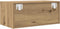 vidaXL - Tv-meubelen - 2 - st - 60x31x25,5 - cm - bewerkt - hout - artisanaal - eiken