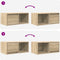vidaXL - Tv-meubelen - 2 - st - 60x31x25,5 - cm - bewerkt - hout - sonoma - eikenkleurig