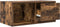 vidaXL - Tv-meubelen - 2 - st - 60x31x25,5 - cm - bewerkt - hout - gerookt - eikenkleur