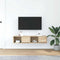 vidaXL - Tv-meubelen - 2 - st - 60x31x25,5 - cm - bewerkt - hout - sonoma - eikenkleurig