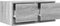 vidaXL - Tv-meubelen - 2 - st - 60x31x25,5 - cm - bewerkt - hout - grijs - sonoma - eiken