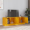 vidaXL - Tv-meubelen - 2 - st - 67x39x44 - cm - staal - mosterdgeel