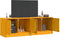 vidaXL - Tv-meubelen - 2 - st - 67x39x44 - cm - staal - mosterdgeel