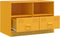 vidaXL - Tv-meubelen - 2 - st - 67x39x44 - cm - staal - mosterdgeel