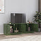 vidaXL - Tv-meubelen - 2 - st - 67x39x44 - cm - staal - olijfgroen