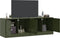 vidaXL - Tv-meubelen - 2 - st - 67x39x44 - cm - staal - olijfgroen