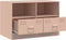 vidaXL - Tv-meubelen - 2 - st - 67x39x44 - cm - staal - roze