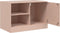vidaXL - Tv-meubelen - 2 - st - 67x39x44 - cm - staal - roze